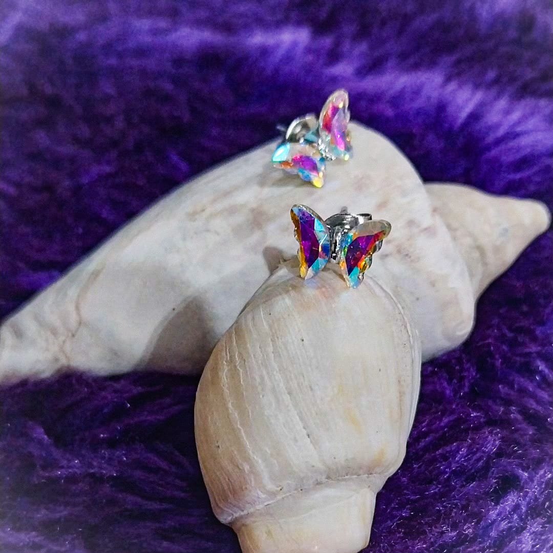 Aros Mariposa Tornasol