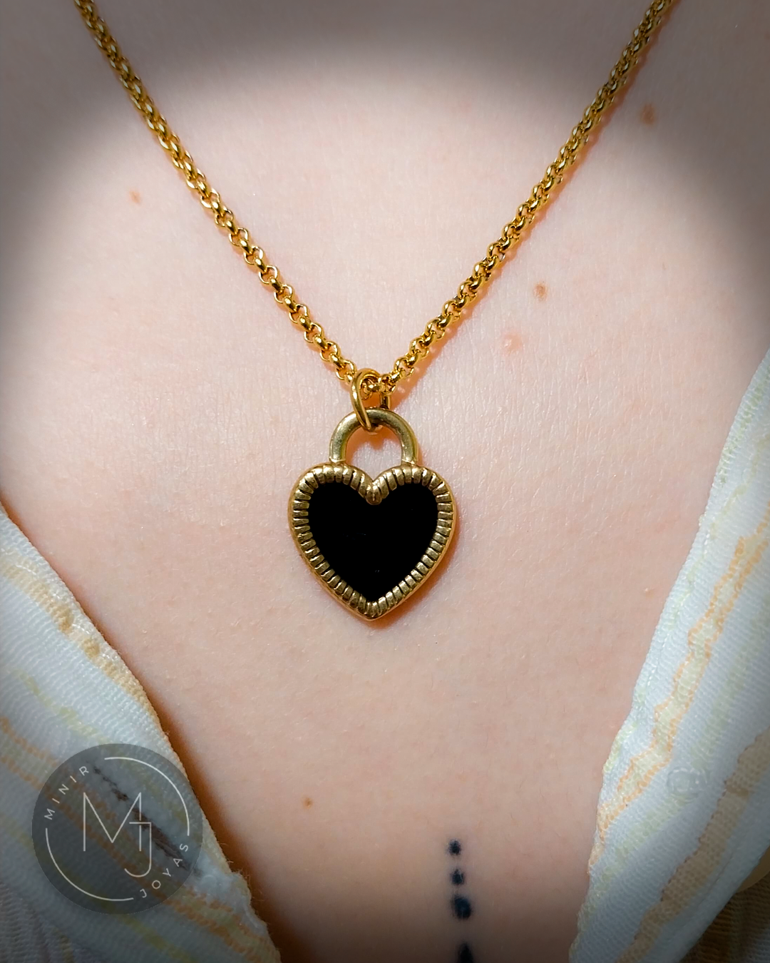 Conjunto Corazón Negro